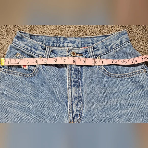 Vintage Women's Rockies Relaxed Fit Jeans 100% Cotton 27/5 L High Rise RF052AMO - Picture 15 of 16